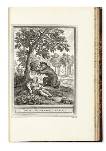 LA FONTAINE, JEAN DE. Fables Choisies.  4 vols.  1755-59